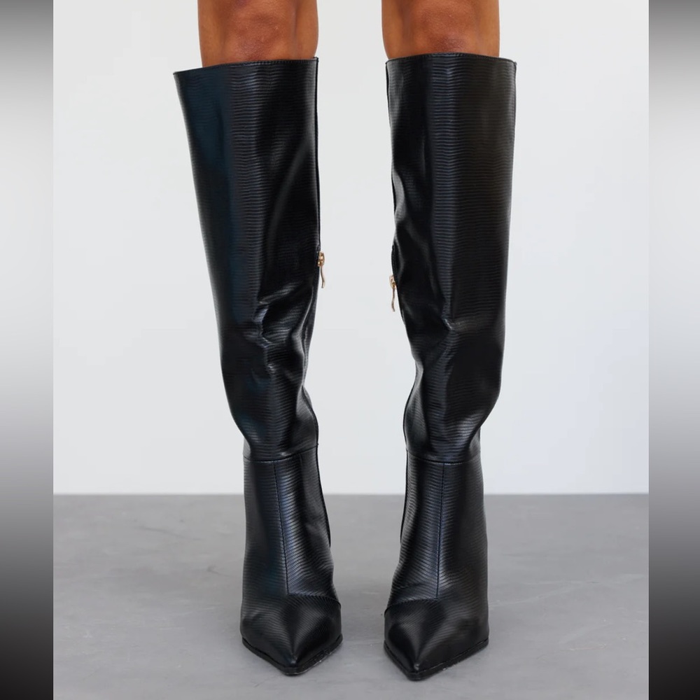 BILLINI IVES KNEE HIGH BOOTS BLACK